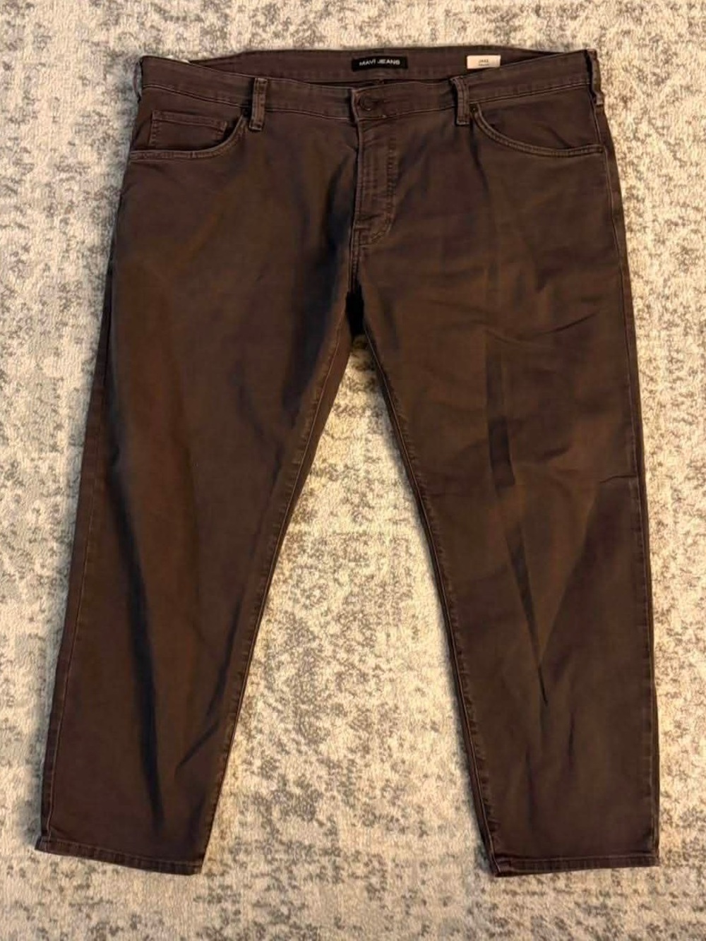 Mavi Jake Men’s Jeans Slim Leg Brown Size 44